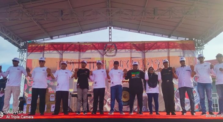 KPU Halbar  Launching Pilkada 2020