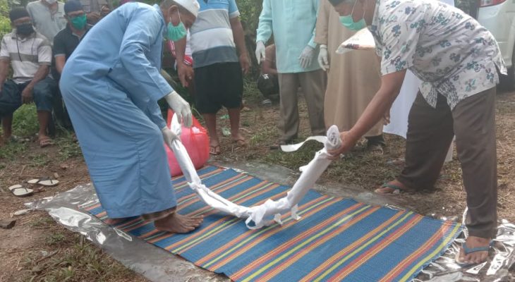 Pemindahan Kuburan  Dasri Suwardi Berjalan Lancar