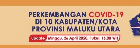 Terbaru!! Di Malut 26 orang Positif Covid-19. Halbar Tambahan, Tikep Terbanyak