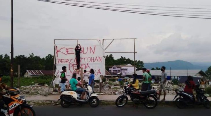 Ibarat Kebun Yang Tak Terurus, Taman Ibu Kota Kabupaten Dikritisi