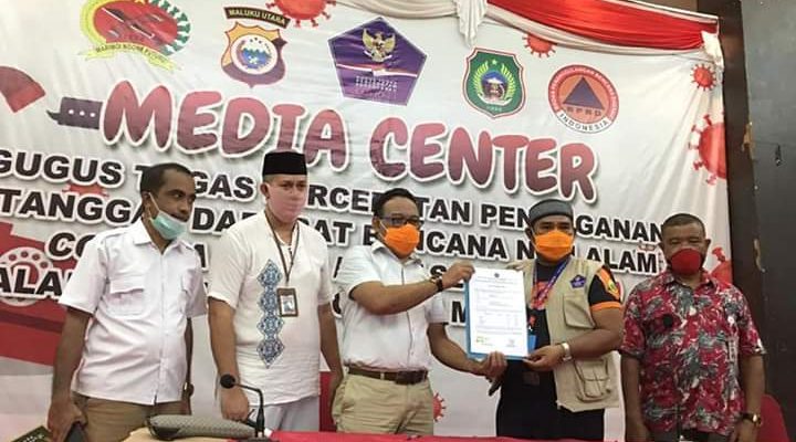 Gugas Malut Salurkan Bantuan Bagi Keluarga Pasien Covid-19 Di Kota Ternate