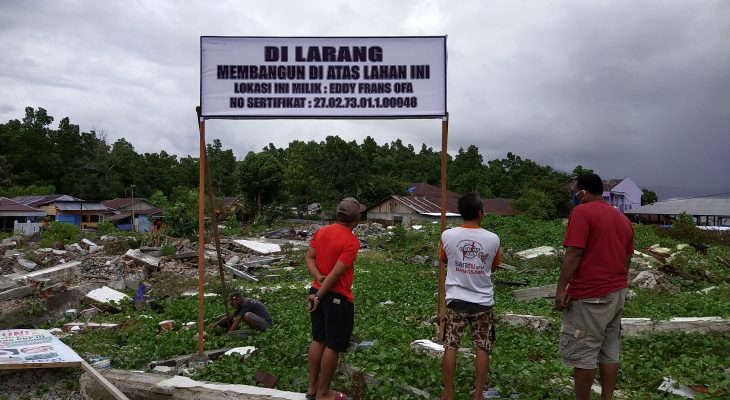 Pemkab Halbar menunggak Hutang Pembongkaran Bangunan Rancangan Lokasi Taman Ibu Kota Kabupaten