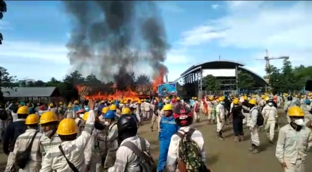 Aksi Buruh PT IWIP Murni Kelalaian Perusahaan