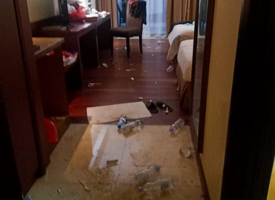 Jenuh, Pasien Covid-19 Hancurkan Kamar Hotel