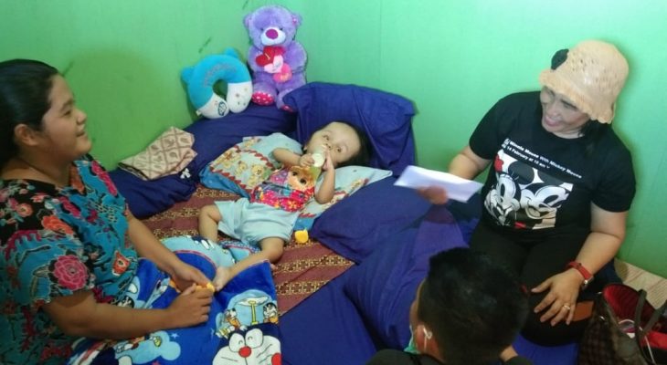 Nurul Inayah Dapat uluran Dari Istri Ketua DPRD Halbar  Jailolo,LegalPost