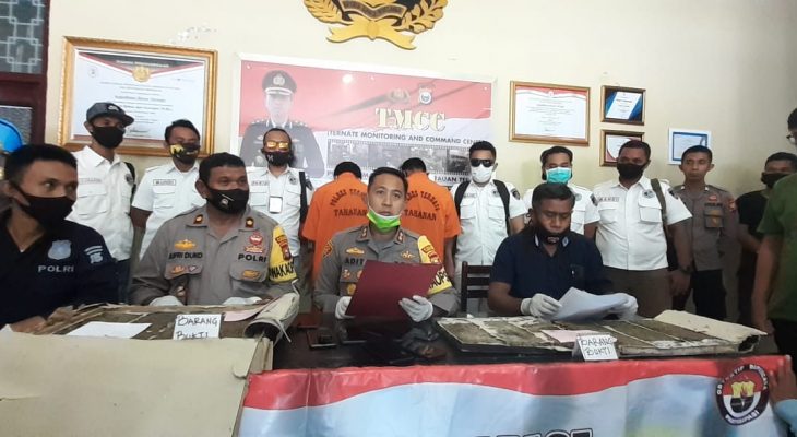 Polres Ternate Gagalkan Pengedaran 2,5 Kilo Ganja