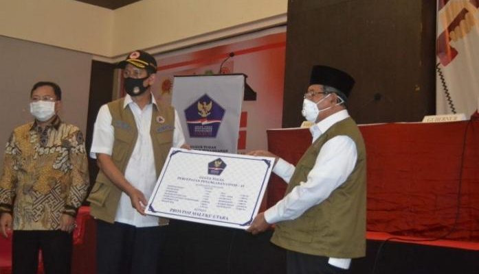 Kuker,Gugas Nasional Serahkan Bantuan Ke Gugas Covid-19
