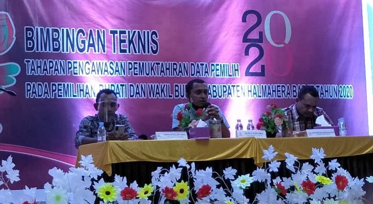 Panwascam se-Halbar Diminta Awasi Ketat Proses Pilkada 2020