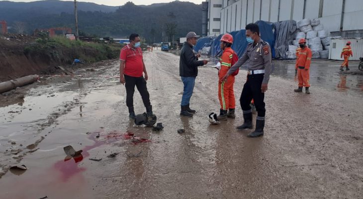 Karyawan PT. IWIP Diduga digilas Dumtruk Hingga Tewas, Palaku Melarikan Diri