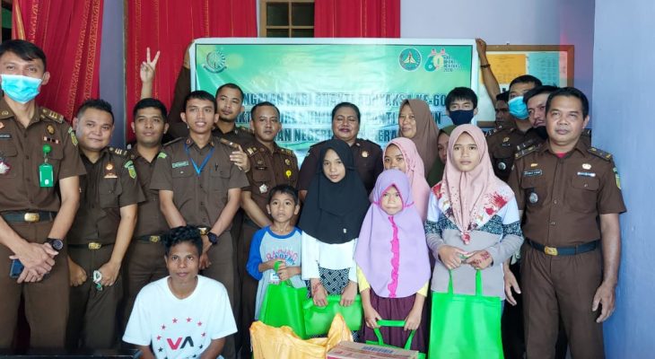 Kejari Halbar Baksos Perayaan HUT Adhiyaksa ke – 60