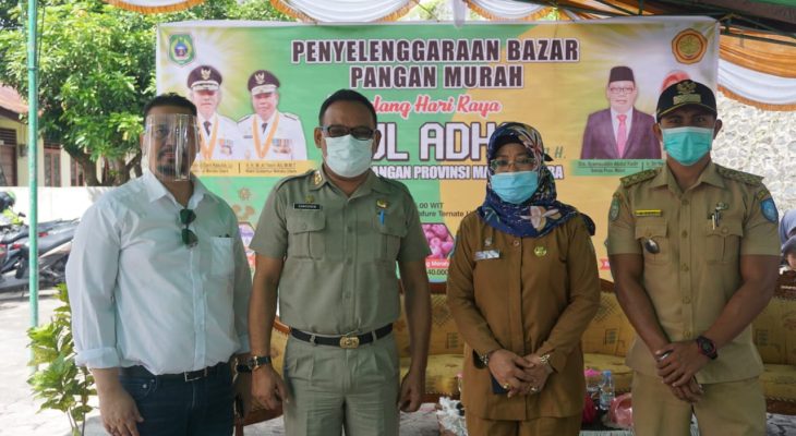Jelang Idul Adha, Sekprov Buka Bazar Pangan Murah.