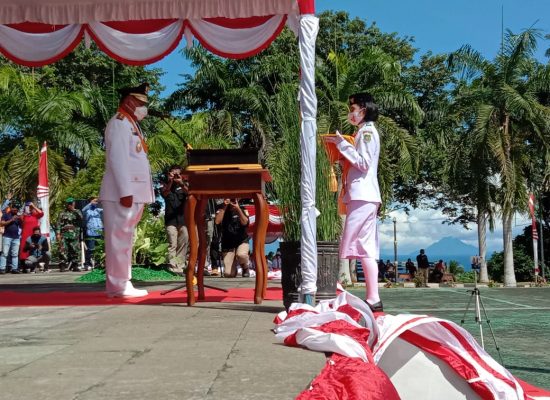 Upacara HUT RI Ke 75 DiProvinsi Malut Berjalan Dengan Baik