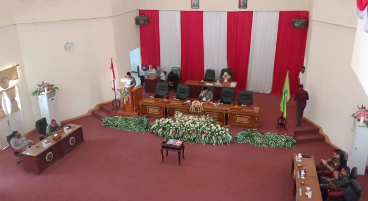 Sidang Paripurna Disahkan Ketua DPRD Tanpa Dihadiri Bupati dan Wabup Serta Dua Unsur Pimpinan DPRD