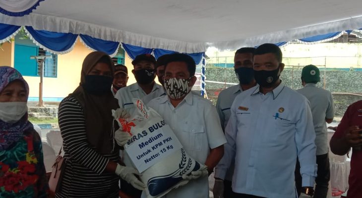 Bantuan Beras 15 Kilo Untuk KPM di Malut Mulai Disalurkan