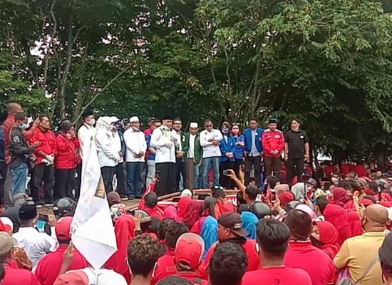 Resmi Mendaftar DiKPU, Deklarasi MAJU Dipadati Ribuan Massa