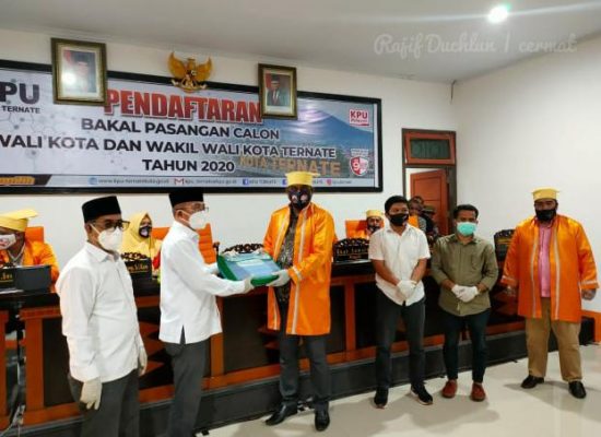 Paslon Tulus Resmi Mendaftar di KPU