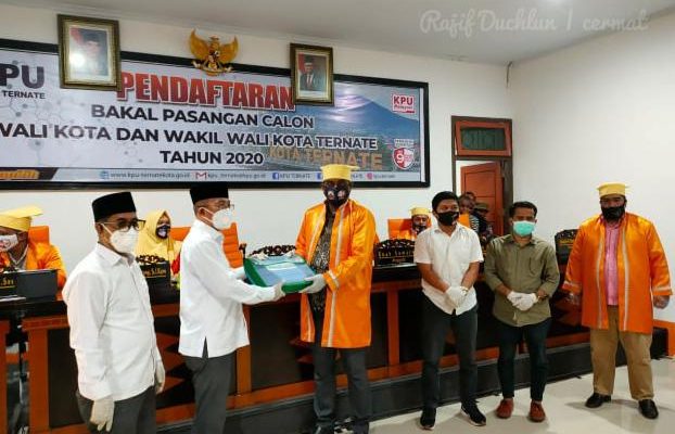 Paslon Tulus Resmi Mendaftar di KPU