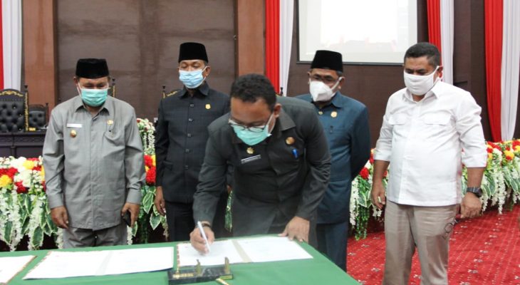 Paripurna KUA-PPAS Perubahan 2020 Provinsi Malut Dan Persetujuan Penganggaran Tahun Jamak Dihelat