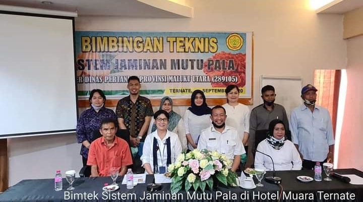 Tingkatkan Kualitas Pala, Dinas Pertanian Malut Gelar Bimtek