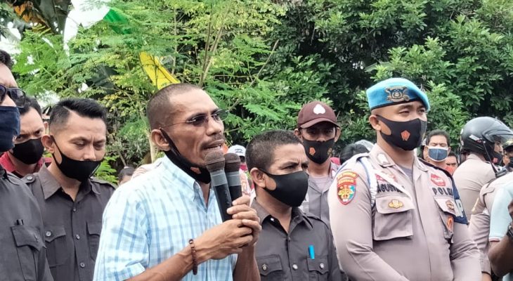Aksi Lanjutan,Bawaslu Halsel Janji Keluarkan Rekomendasi