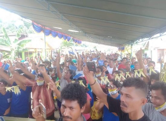Warga Desa Iga Optimis TIVA Menang DiWasile Utara