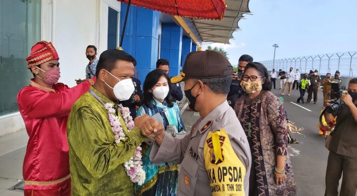 Kapolda Malut Irjen.Pol Risyapudin Nursin,Tiba Diternate