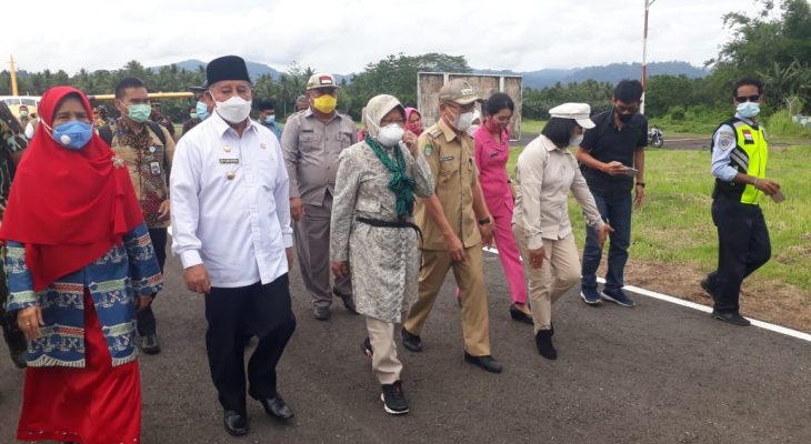 Tiba Di Ternate, Mensos Didampingi Gubernur Lanjut KeHalut