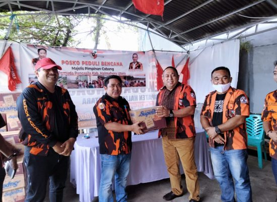 Peduli Korban Bencana Alam, MPW PP Malut Dan PP Kabupaten Kota Salurkan Bantuan
