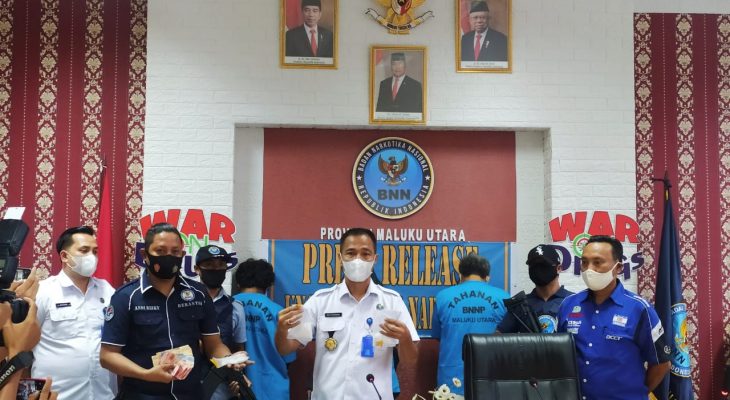 BNNP Malut Kembali Ungkap Kasus Narkoba Jaringan Lapas
