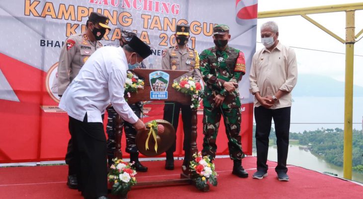 Gubernur Apresiasi Polda Malut Lonching Kampung Tangguh Kieraha