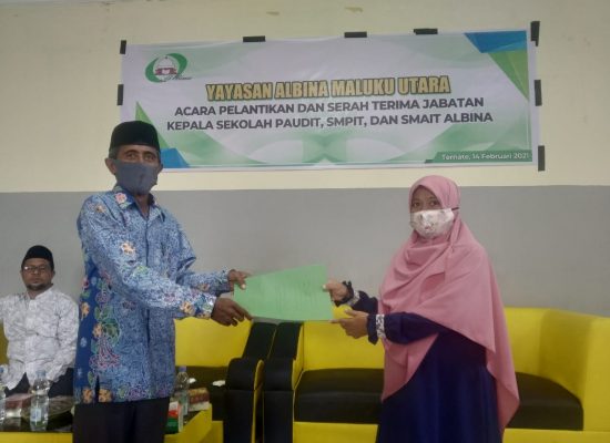 Yayasan Al Bina Lantik Kepsek PAUDIT, SMPIT, Dan SMAIT Al Bina   
