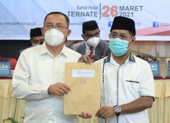 KPU Sahkan TULUS Wali Kota dan Wakil Wali Kota Ternate