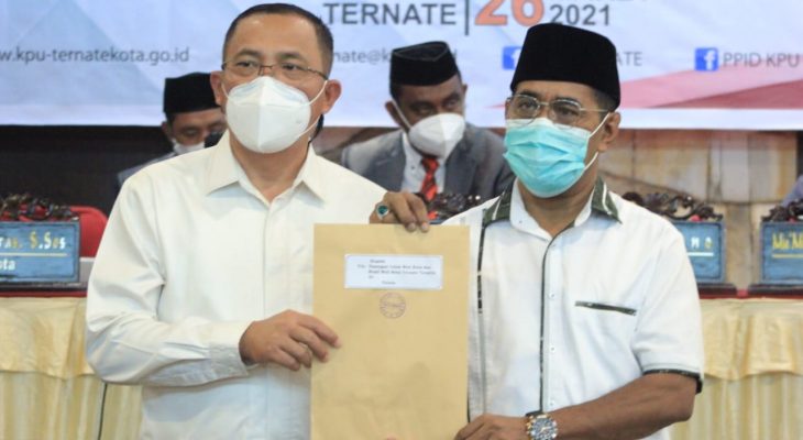 KPU Sahkan TULUS Wali Kota dan Wakil Wali Kota Ternate