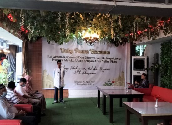 Keluarga Besar Inspektorat Malut Menyapa Anak Yatim Di Bulan Ramadhan