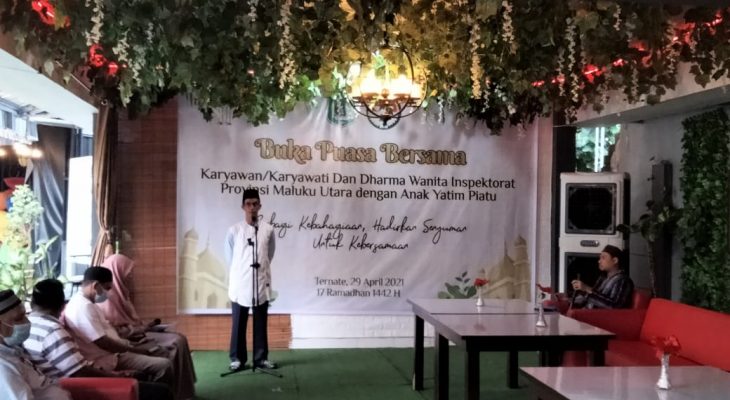 Keluarga Besar Inspektorat Malut Menyapa Anak Yatim Di Bulan Ramadhan