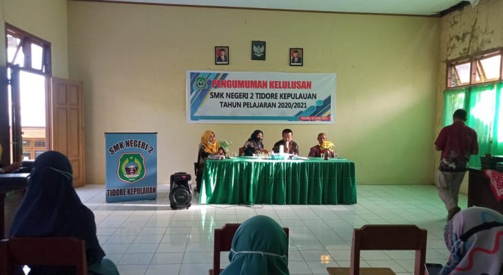 Siswa SMK negeri 2 Kota Tidore dinyatakan lulus 100 Persen