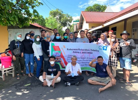 Mahasiswa Kubermas Bersama DPK KNPI Ternate Utara Gelar Baksos