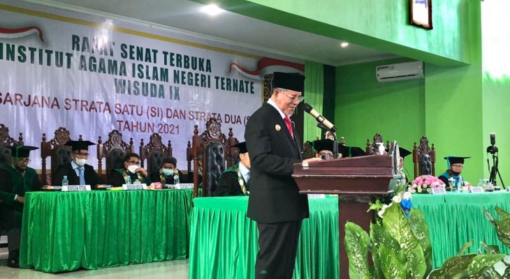 Gubernur Malut Hadiri Wisuda S1 IAIN Ternate  Ternate,