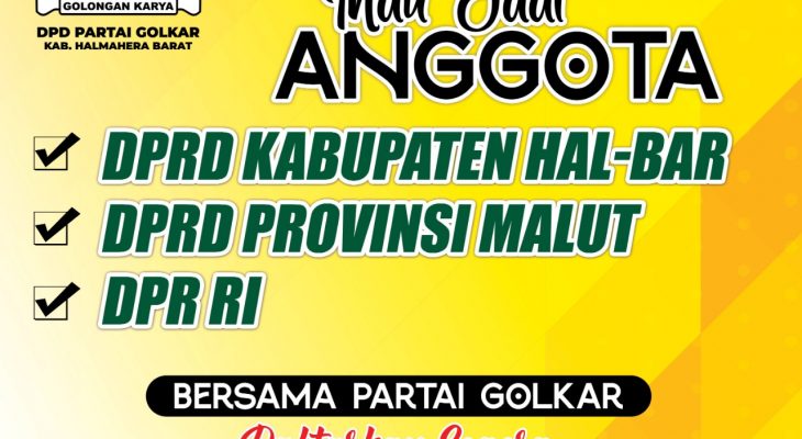 Golkar Buka Pendaftaran Calon Anggota DPR-RI dan DPRD