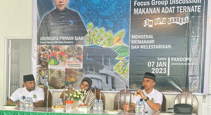 LSM Buku Bandera Malut Gelar FGD Makanan Adat Ternate