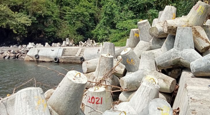 Tersisa Rp 800 Juta Belum Terbayarkan ke Rekanan Proyek Tetrapod Pelabuhan Hiri