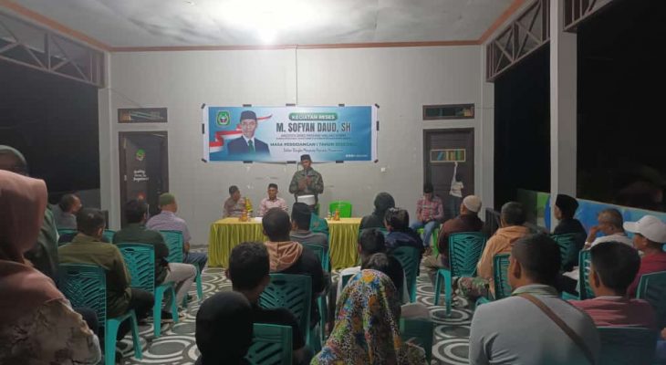 M. Sofyan Daud Temukan Sejumlah Hal Mendasar di Kelurahan Takome
