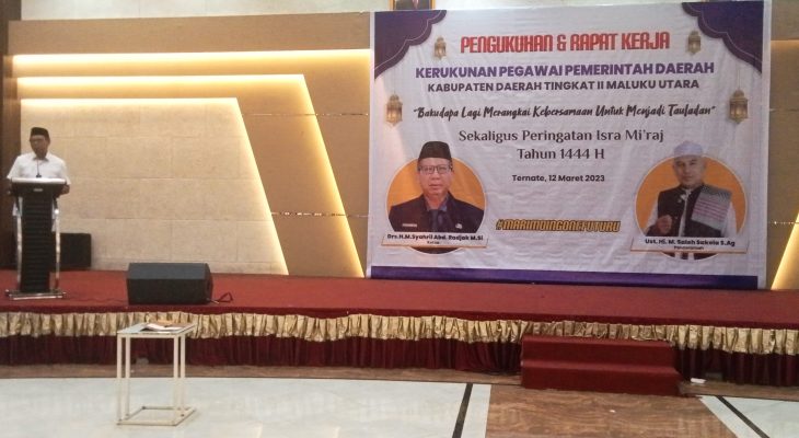 Kerukunan Pegawai Pemerintah Daerah Kabupaten Daerah Tingkat II Malut Resmi Dikukuhkan