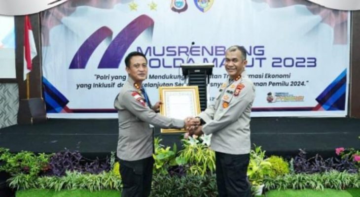 Polres Halbar Raih Penghargaan Terbaik Dari Mabes Polri