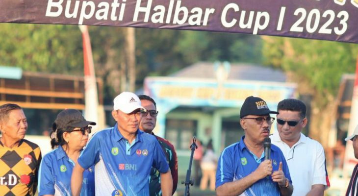 Begini Pesan JUJUR di Penutupan Piala Bupati Cup I Halmahera Barat