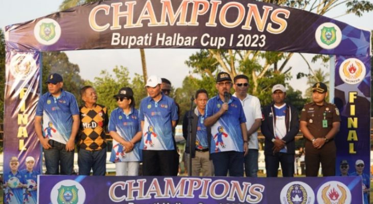 Bupati Minta Panitia Turnament Bupati Cup Transparan Masalah Pendapatan Anggaran Turnament