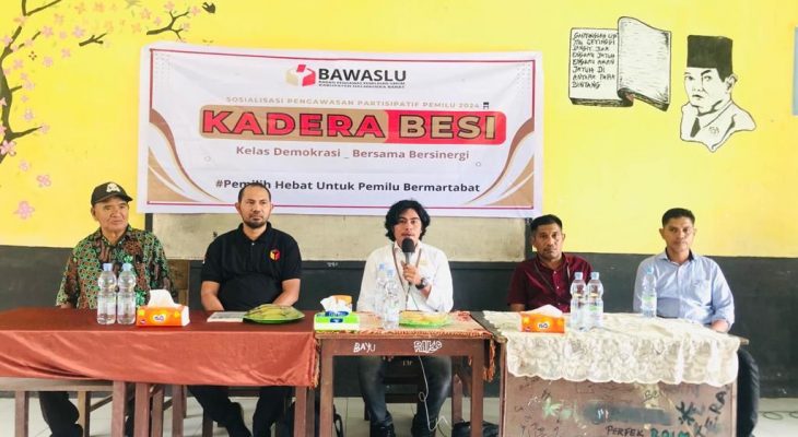 Gelar Sosialisasi Pengawasan Partisipatif Pemilu 2024, Ini Pesan Nimbrot Lasa