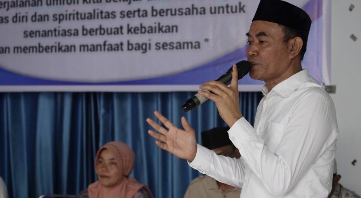 Cerita Pengalaman Berumroh Wabup Djufri Saat Pelepasan Jama’ah Calon Umroh