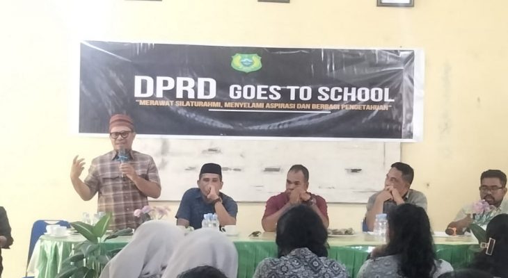Begini Pesan Mahdin Husen Saat Melakukan ‘Goes To School’