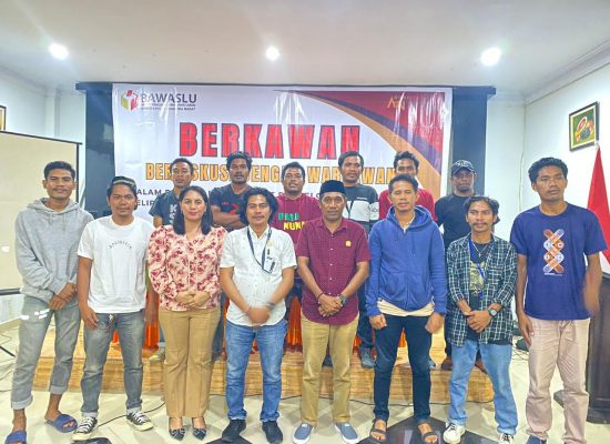 Ketua Bawaslu Halbar : Pentingnya Peran Pers dalam Pengawasan Pesta Demokrasi